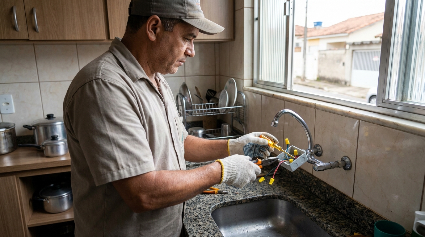 Adequação de Ponto Elétrico em João Pessoa‑PB