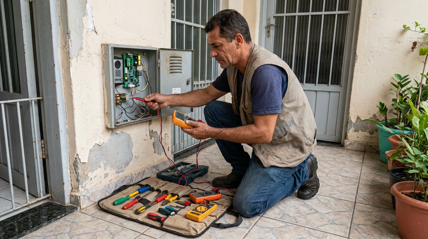 Troca de Fiação de Interfone em João Pessoa‑PB